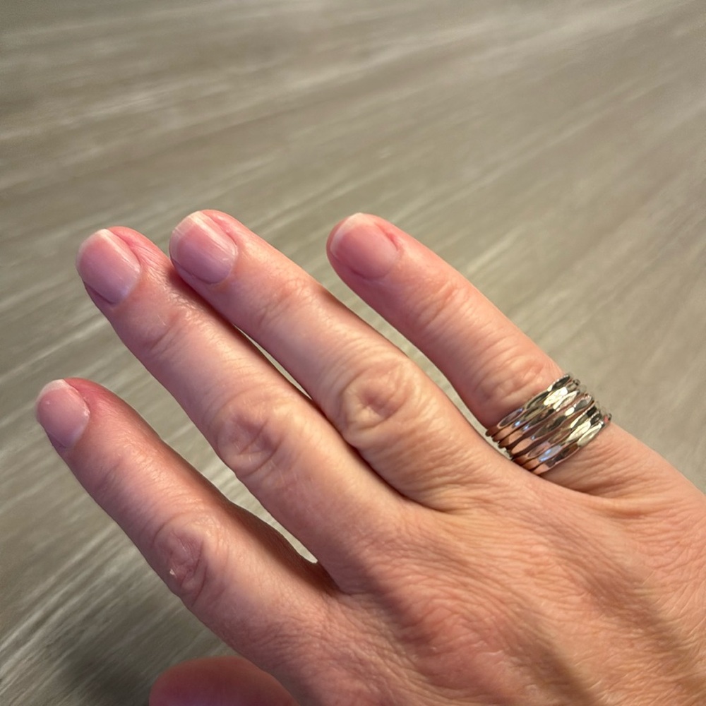Sterling Silver Stacked Ring
